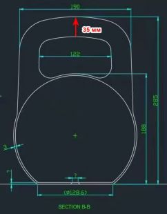 Гиря соревновательная OKPRO OK1010 10 кг